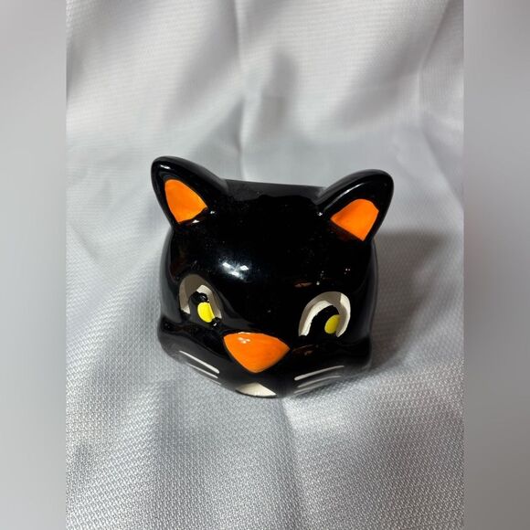 3 Halloween Tealight Candle Holders Jack-o-Lantern, Ghost, & Black Cat EPC - Picture 7 of 8
